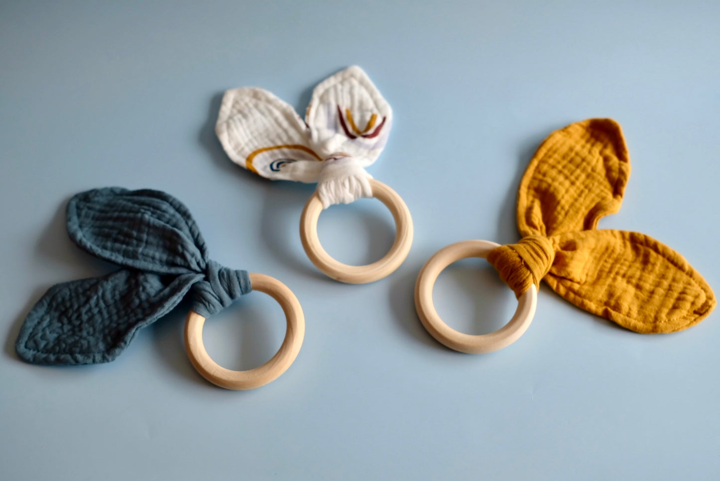 Cotton & Wooden Teething Toys image 0