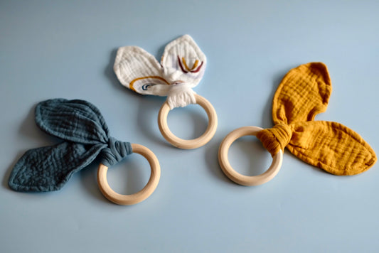 Cotton & Wooden Teething Toys image 0