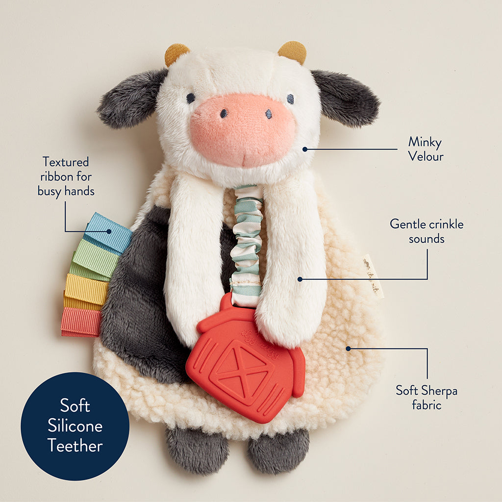 Itzy Friends Lovey™ Plush - Cow image 3