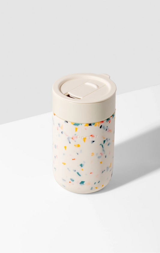 Porter Reusable Ceramic Mug - White image 1