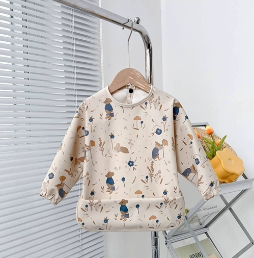 Little mouse - Apron with long sleeves image 0