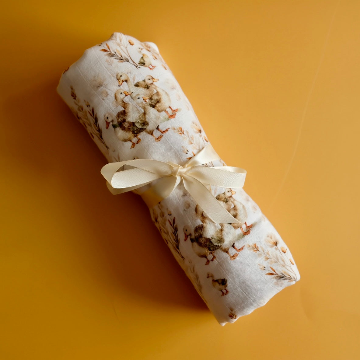 Couverture en bambou - Les Oies